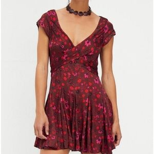 Free People Open-backed Skater Dress Size Large
